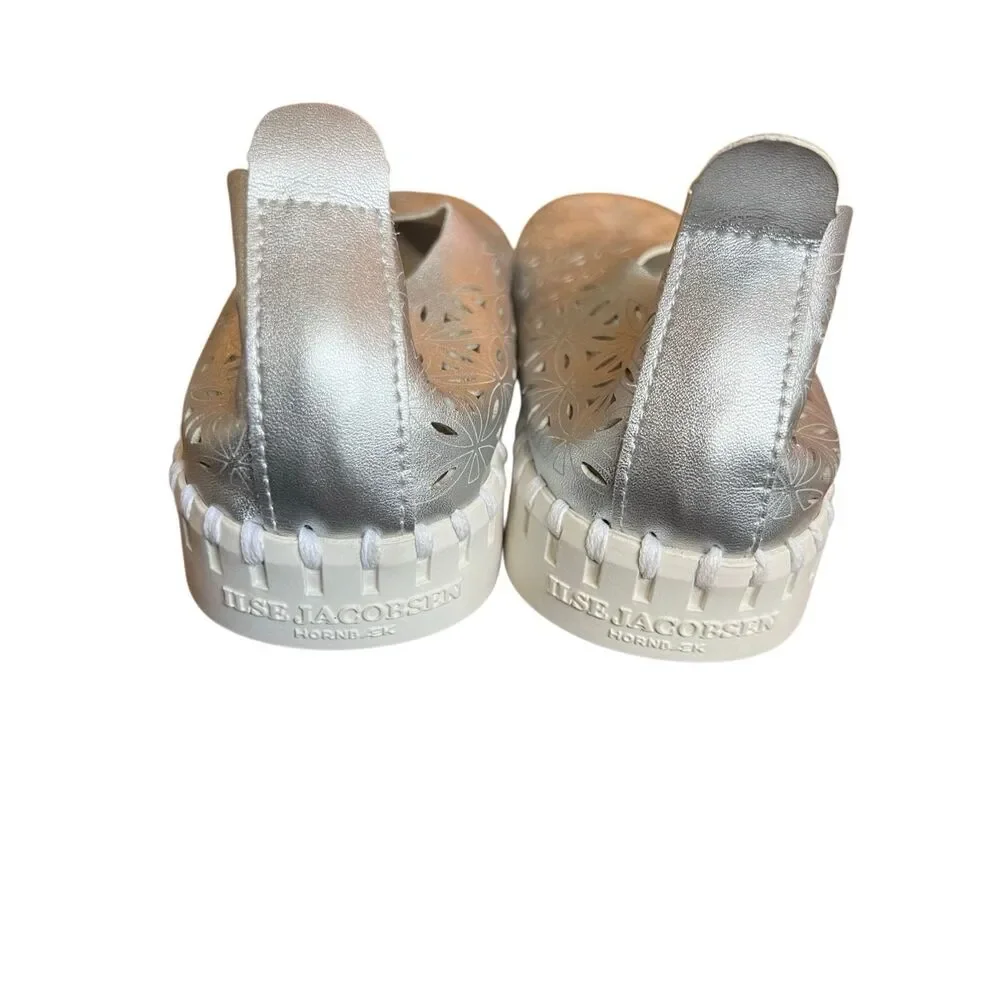 Ilse Jacobsen Anthropologie Tulip Perforated Leather Sneakers sz 40